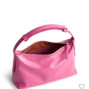 Vera Bradley pink patent leather shoulder bag